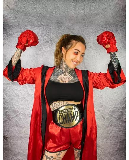 Luxusní kostým červené boxerky pro ženy, Velikost: Small/Medium (38-40), image 4