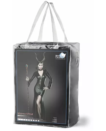 Luxusní sexy černý čarodějnický kostým pro ženy, Velikost: X-Large (42), image 4