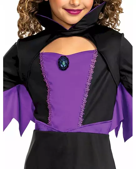 Klasický kostým Maleficent pro dívky, Velikost: 5-6 let (109 - 126 cm), image 3