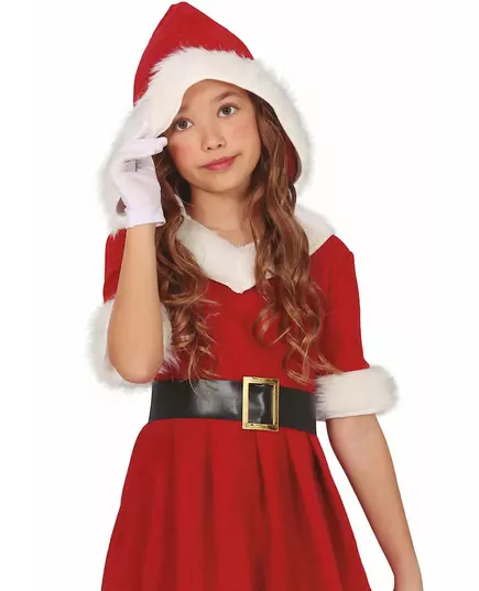 Dívčí kostým Santa Claus s kapucí, Velikost: 9 let (125-135 cm), image 3