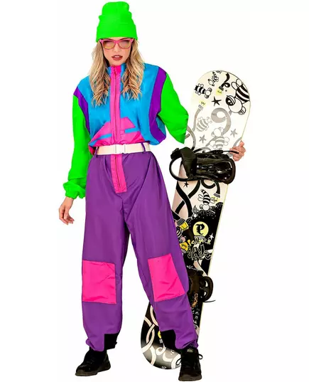 Fluorescenční snowboardový kostým pro dospělé – velká velikost, Velikost: X-Large, image 3