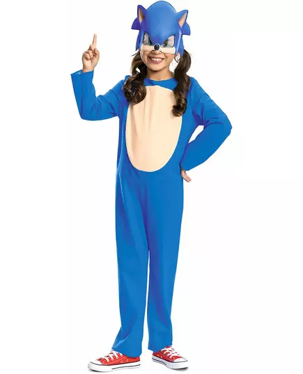 Základní kostým Sonic pro děti, Velikost: 5-6 let (109 - 126 cm), image 4