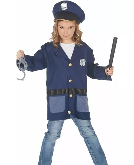 Dětský policejní kostým s doplňky, Velikost: 4-6 let (110-120 cm), image 4