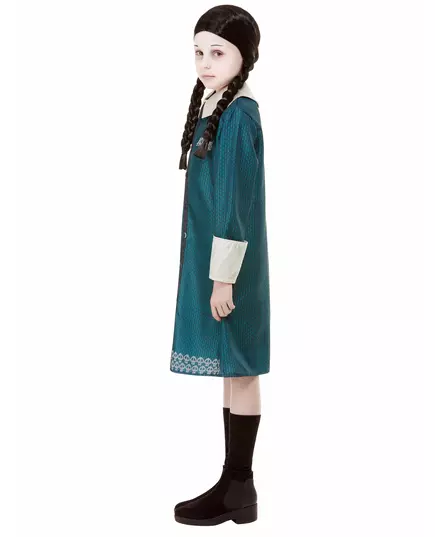 Dívčí kostým Wednesday Addams Family, Velikost: 4-6 let (115/128 cm), image 4