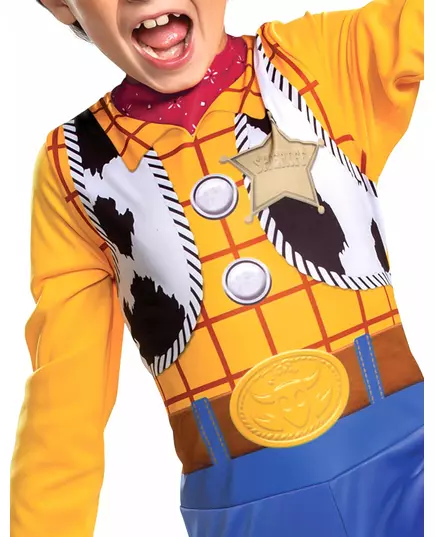 Woody kostým – klasický Toy Story pro děti, Velikost: 3-4 let (97 - 109 cm), image 3
