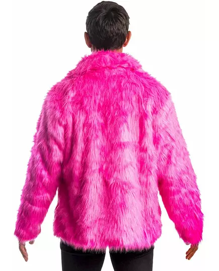 Zelený kabát z umělé kožešiny pro dospělé, Velikost: X-Large (190 cm), image 3
