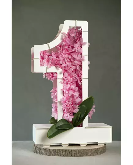 Bílá konstrukce na balónky 64 cm, Velikost: 6, image 4