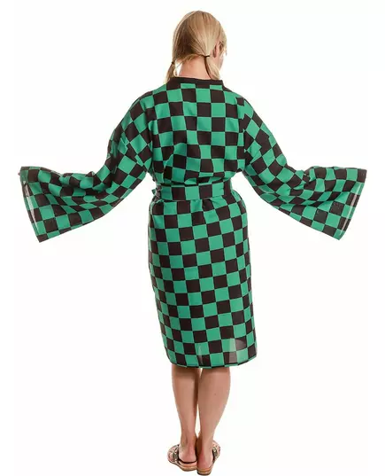 Károvaný manga kimono kostým pro dospělé, Velikost: X-Small, image 4