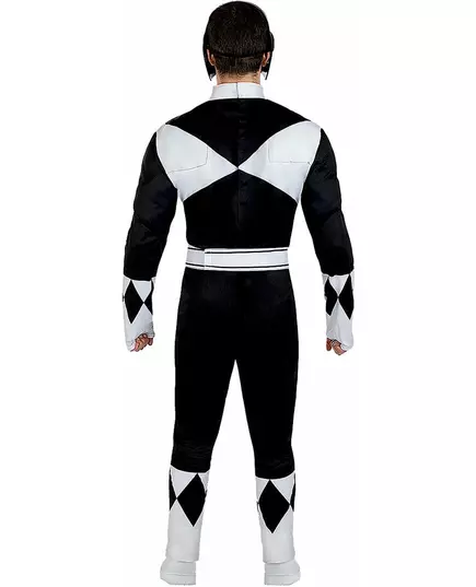 Kostým černého Power Rangera pro dospělé, Velikost: Large, image 4
