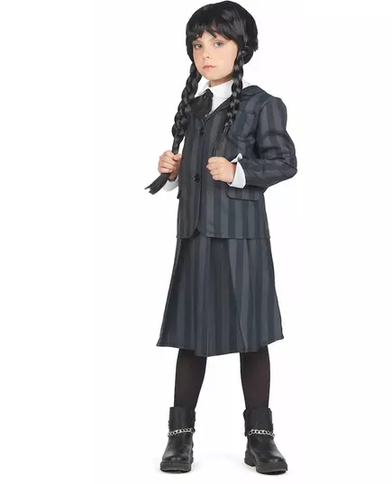 Gotický kostým školní uniformy pro děti, Velikost: 7-9 let (120-130 cm), image 4