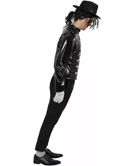 Černá bunda Michael Jackson pro dospělé, Velikost: Medium/Large, image 4