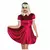 Dámský kostým red baby doll, Velikost: Large (44-46)