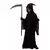 Kostým černé Smrtky pro děti Halloween, Velikost: 4-6 let (110-120 cm)