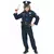 Tmavě modrý policejní kostým pro chlapce, Velikost: 8-10 let (140 cm)