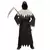Dospělý černo-bílý kostým grim reaper, Velikost: S