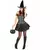 Sexy čarodějnický kostým s korzetem pro ženy Halloween, Velikost: Medium/Large
