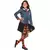 Harry Potter dívčí top Gryffindor se sukní, Velikost: 5-6 let (110 to 116 cm)
