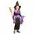 Fialový čarodějnický kostým pro dívky Halloween, Velikost: 10-12 let (130-140 cm)