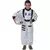 Bílý kostým astronauta pro děti, Velikost: 8-10 let (128 cm)