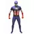 Klasický kostým Captain America Morphsuit pro dospělé, Velikost: X-Large (maximum 190 cm)