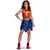 Klasický kostým Wonder Woman Justice League pro dívky, Velikost: 8-10 let (123 to 140 cm)