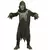 Černo-zelený kostým grim reaper pro děti, Velikost: 8-10 let (140 cm)