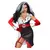 Luxusní sexy hell diva kostým pro ženy, Velikost: M(40-42)