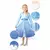 Prémiový kostým Elsa Frozen 2 pro dívky, Velikost: 5-6 let(110-116 cm)