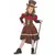 Luxusní steampunkový kostým pro dívky, Velikost: 4-6 let (110-120 cm)