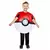 Kostým Pokémon Pokéball pro děti, Velikost: 8-12 let (128-152cm)