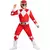 Červený Power Ranger svalový kostým pro děti, Velikost: 10-12 let