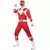 Červený Power Ranger kostým pro dospělé, Velikost: X-Large