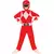 Klasický červený Power Ranger kostým pro děti, Velikost: 7-8 let (122 to 128 cm)