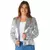 Dámské stříbrné flitrové sako Suitmeister, Velikost: Medium (EU 40-42)