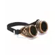 Steampunk měděné letecké brýle (goggles) pro dospělé