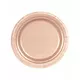 16 papírových talířů Rose Gold 23 cm