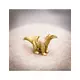 4 pryskyřicové jmenovky dinosaurus se zlatými třpytkami 9,5 × 5 cm
