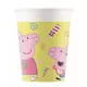 8 papírových kelímků Peppa Pig 200 ml