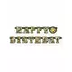 Kloubová girlanda Happy Birthday military 1.6 meter