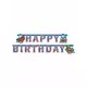 Kartonová girlanda Happy Birthday Thomas and Friends 180 × 15 cm