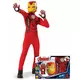 Klasická sada Iron Man s rukavicemi pro chlapce, Velikost: 5-6 let(110-116 cm)