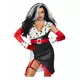 Luxusní sexy hell diva kostým pro ženy, Velikost: S(36-38)