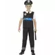 Černo-bílý policejní kostým pro chlapce, Velikost: 4-6 let (115/128 cm)