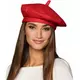 Červený baskický baret pro dospělé