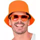 Fluorescenčně oranžový bob pro dospělé