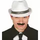Bílý trilby borsalino klobouk pro dospělé
