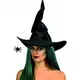 Černý čarodějnický klobouk s pavoukem pro ženy Halloween