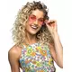 Obří kulaté růžové hippie brýle