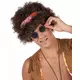 Hnědá afro hippie paruka – 130 g
