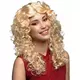 Blond kudrnatá paruka popové hvězdy pro ženy